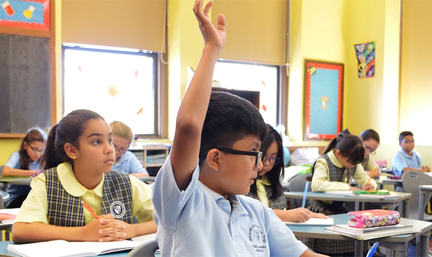 students in classroom