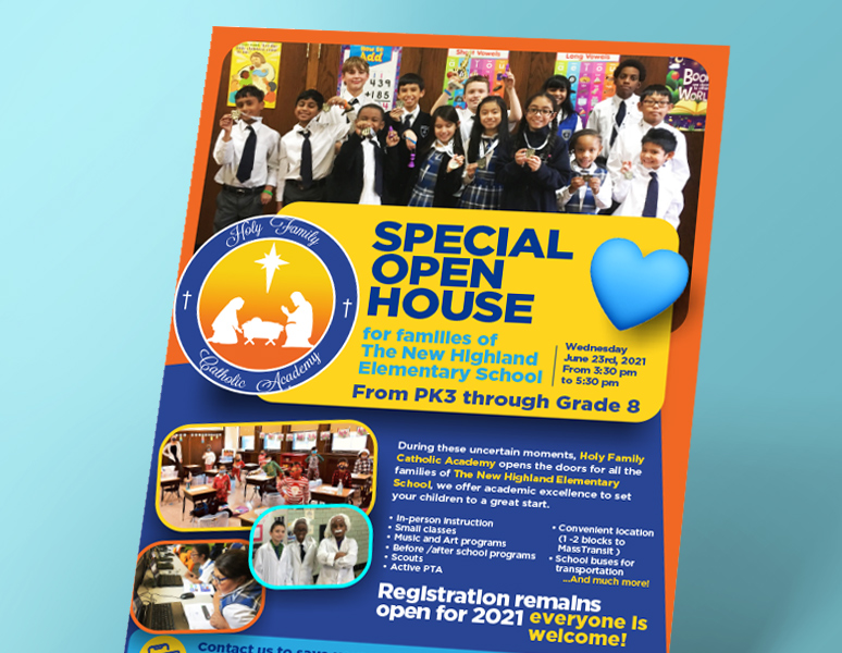 Holy Family CA – Special Open House