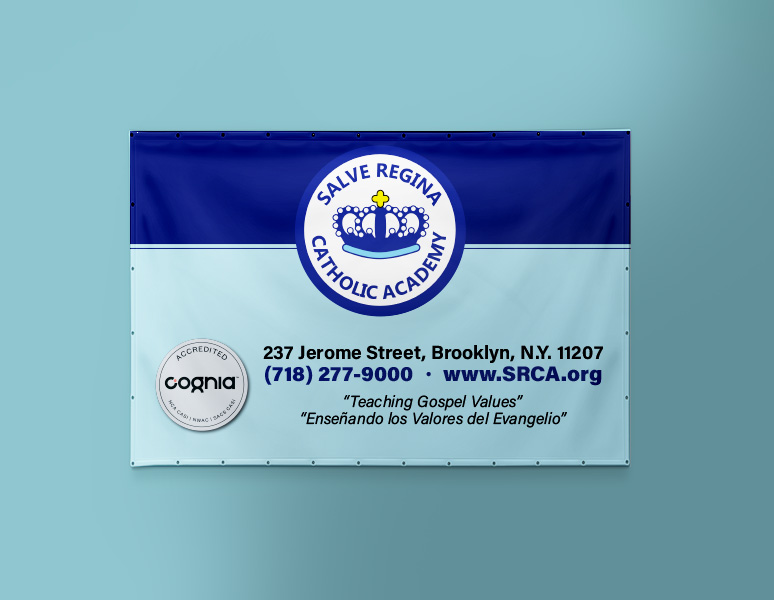 Salve Regina CA – Cognia Vinyl Banner