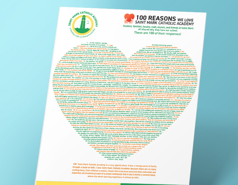 Saint Mark – Why I love St. Mark Poster