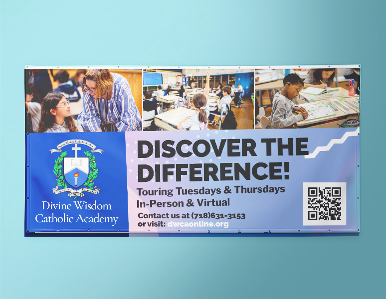 Divine Wisdom CA – Enrollment Banners