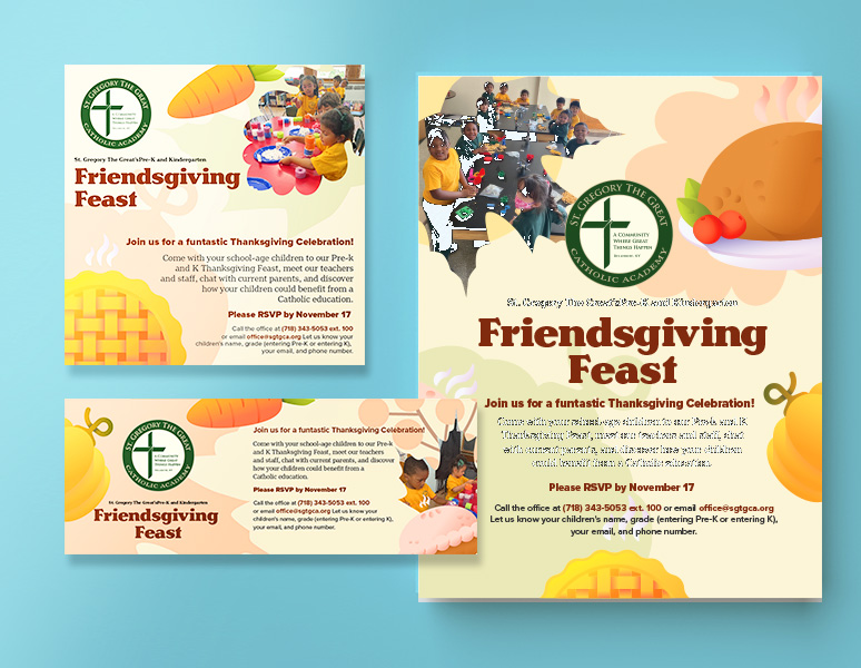 Saint Gregory the Great CA – PreK and K Friendsgiving