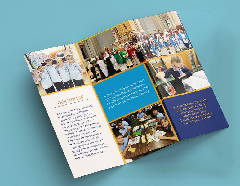 Saint Ephrem Catholic Academy – Enrollment Trifold