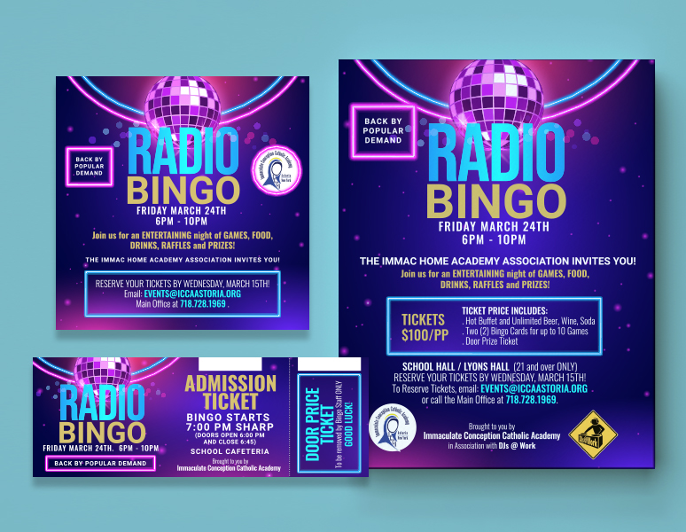 Immaculate Conception CA  Astoria – Radio Bingo Campaign